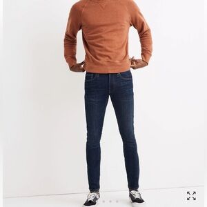 Madewell Men's Skinny Everyday Flex Jeans in Utica Wash Thermolite Edition 32x32
